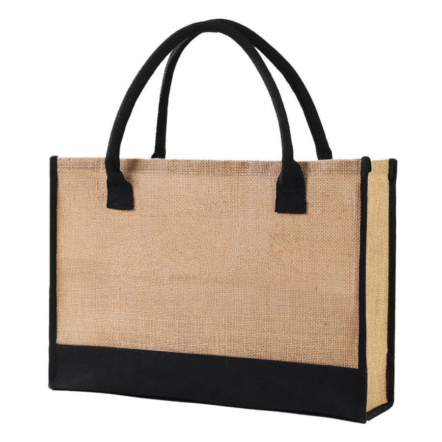 Large capacity waterproof men's tote bag Reusable large capacity handbag shopping bag Travel handbag for going out thumbnail 4