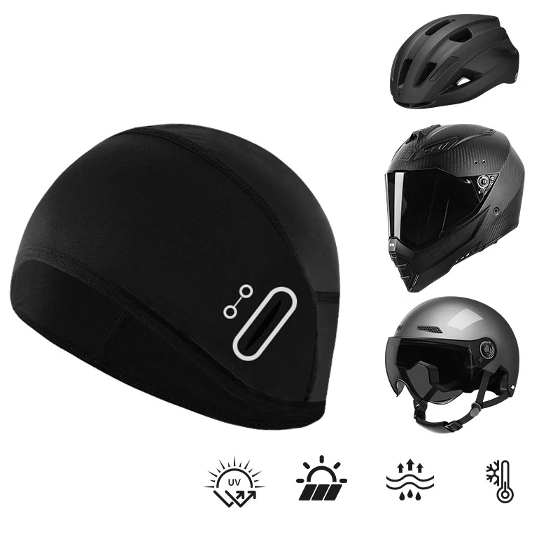 Summer Cycling Cap Outdoor Men Women Sun Protection Ice Silk Quick Drying Glasses Holes Breathable Sports Motorcycle Helmet Hat thumbnail 6