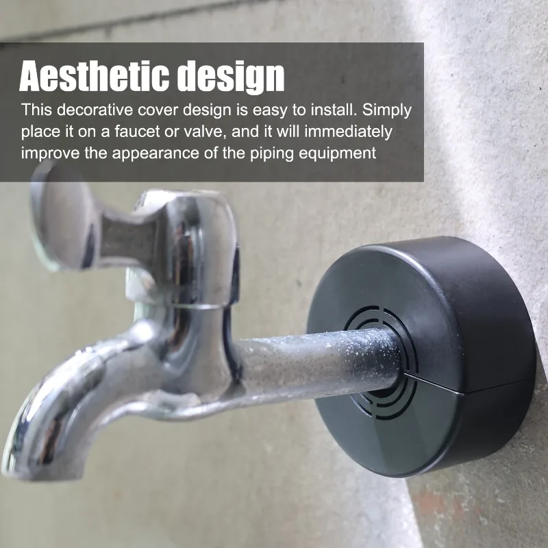 Plastic Faucet Decorative Cover Detachable Water Pipe Connector Covers Heighten Valve Panel Shower Kitchen Bathroom Tap Parts thumbnail 6