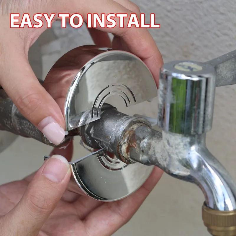 Plastic Faucet Decorative Cover Detachable Water Pipe Connector Covers Heighten Valve Panel Shower Kitchen Bathroom Tap Parts thumbnail 3