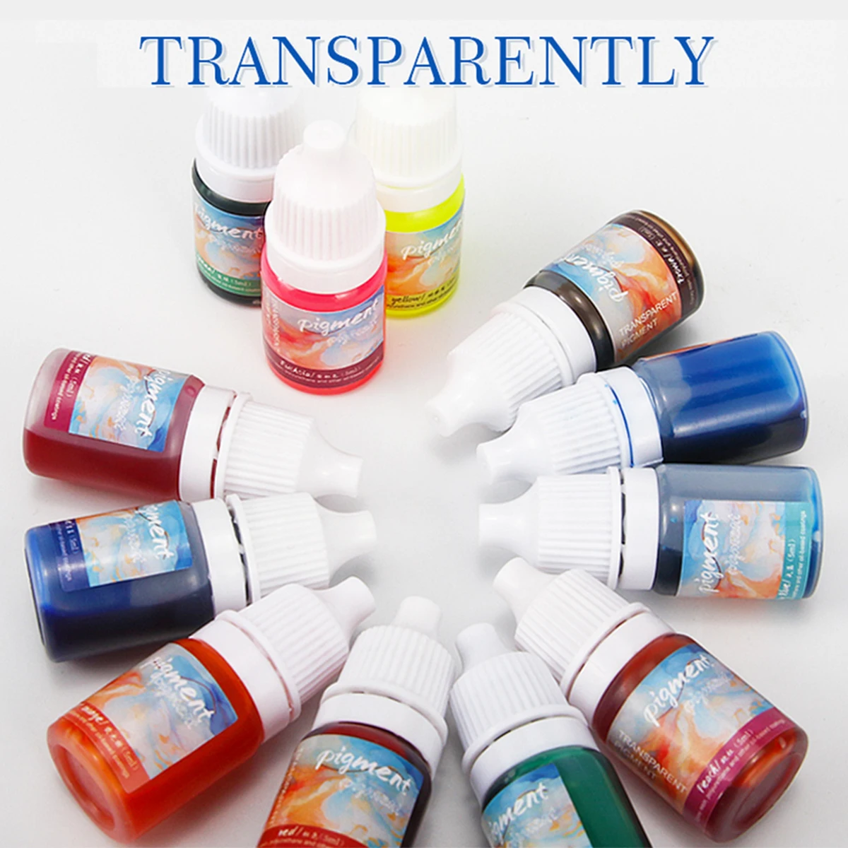 5ml 24Colors Epoxy Resin Paint Pigment Concentrated Liquid Resin Dye Colorant for UV Resin Coloring Jewelry Art Craft DIY Making thumbnail 4