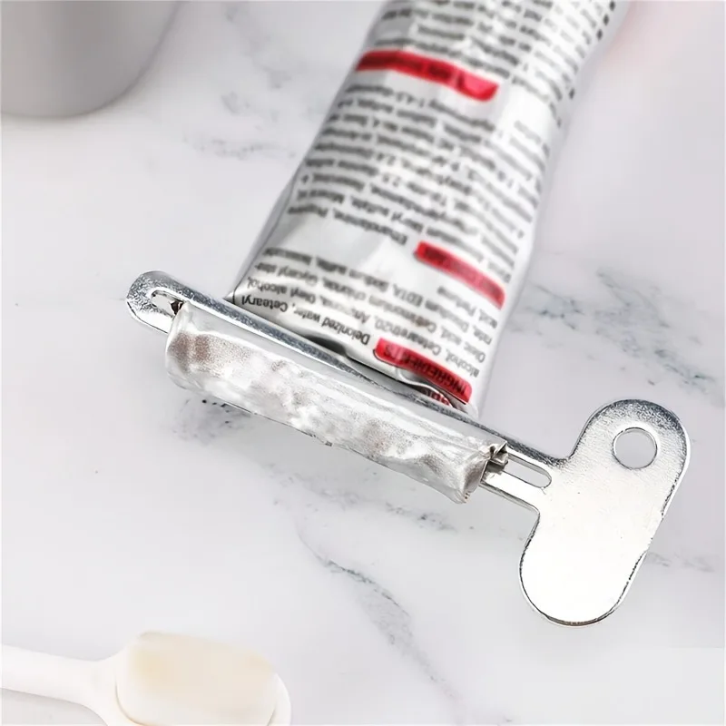 1pc Manual Toothpaste Tube Squeezer & Dispenser Tool - Portable, Easy-to-Use Bathroom Accessory thumbnail 4