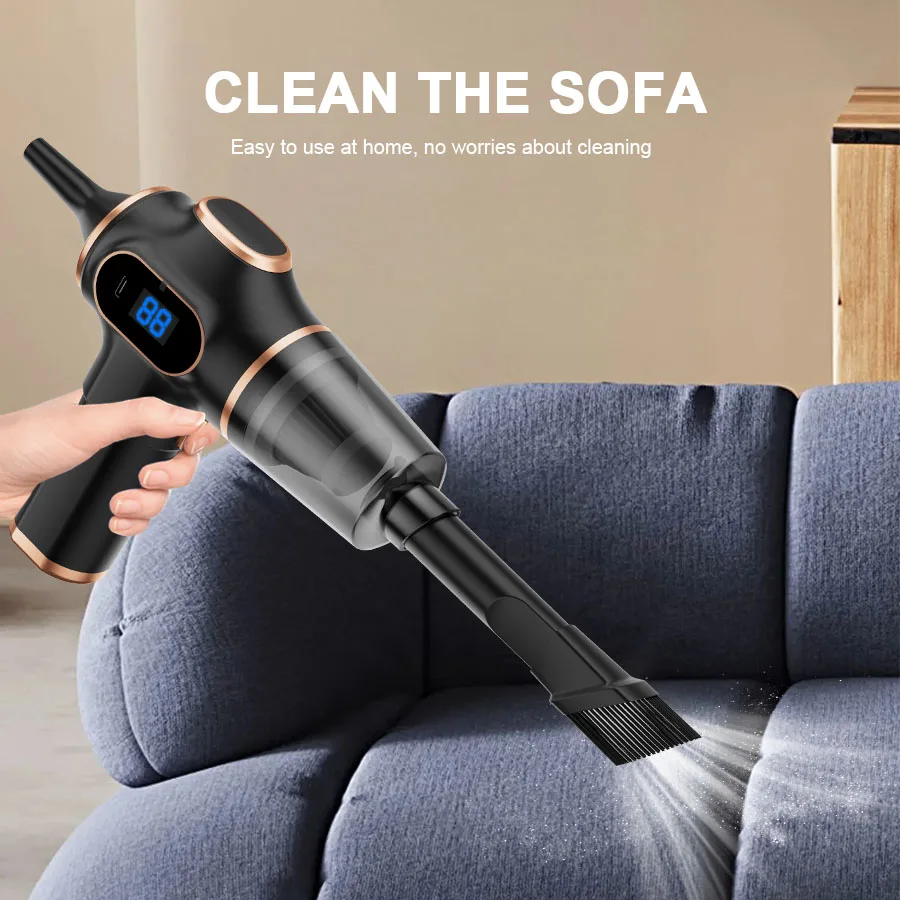 NEW ABS Wireless Car Vacuum Cleaner Home Appliance Sofa Office High-Power Household Cleaning Machine Mini Vacuum Carpet Cleaner thumbnail 2