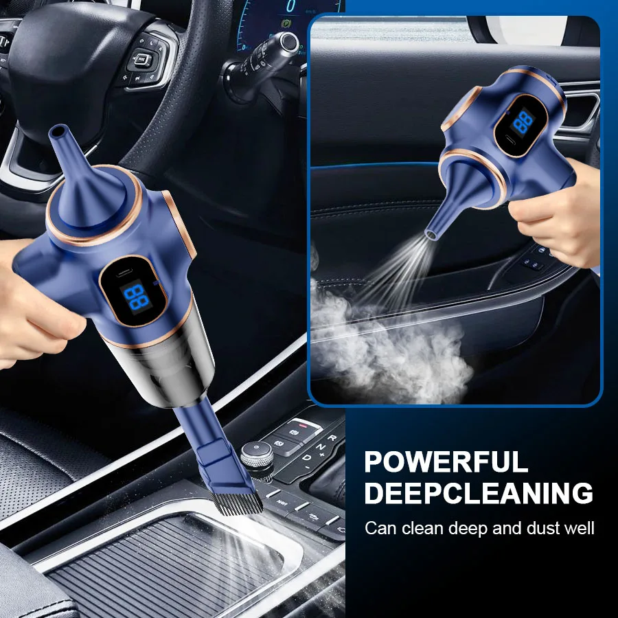 NEW ABS Wireless Car Vacuum Cleaner Home Appliance Sofa Office High-Power Household Cleaning Machine Mini Vacuum Carpet Cleaner thumbnail 4