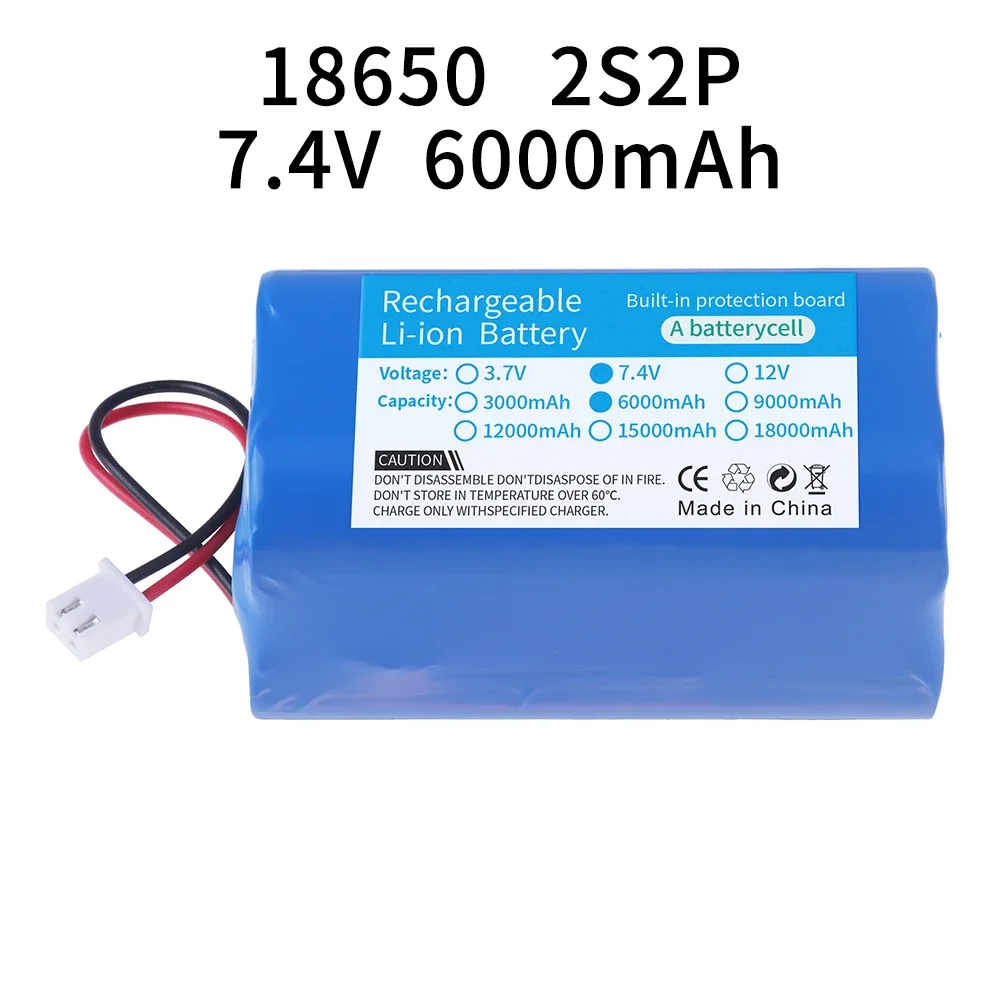 3.7V 7.4V 11.1V 12V 18650 12000mAh with wires Lithium ion rechargeable battery with PCB for Bluetooth Speaker Solar headlights thumbnail 4