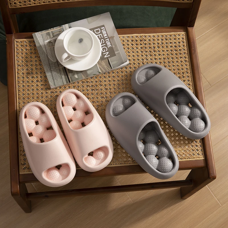 TZLDN Ergonomic EVA Unisex Bathroom Slippers Water-Leakage-Proof Massage Indoor Slippers Comfortable Breathable Casual Slippers thumbnail 4