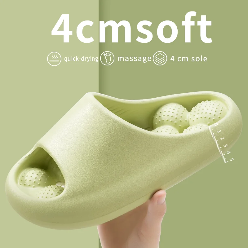 TZLDN Ergonomic EVA Unisex Bathroom Slippers Water-Leakage-Proof Massage Indoor Slippers Comfortable Breathable Casual Slippers thumbnail 2