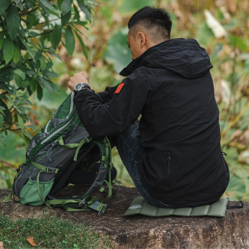 Waterproof Oxford Cloth Seat Cushion 42x32cm Foldable Portable Camping Mat Hiking Foam Pad Thickened Moisture-proof for Outdoor thumbnail 5