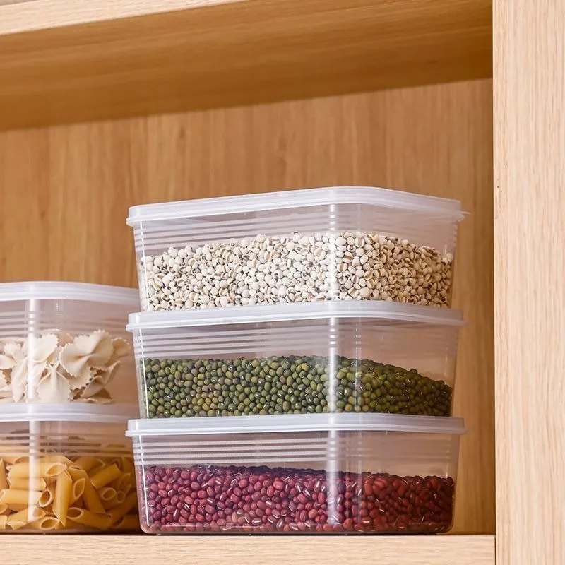 1/2/5pcs Refrigerator Storage Box Meat Vegetable Fresh-keeping Storage Box Transparent Food Preservation Boxes Kitchen Organizer thumbnail 4