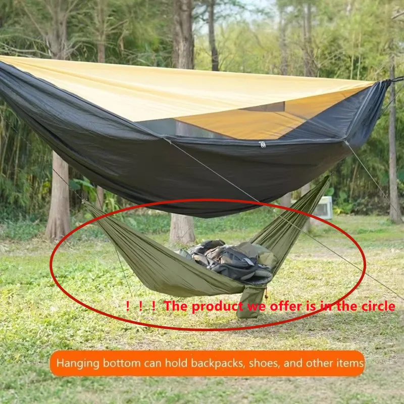 2025 new Outdoor Storage Small Hammocks For Portable Camping Travel Garden Nature Hike Clothes Shoes Equipment Small Hammock thumbnail 2