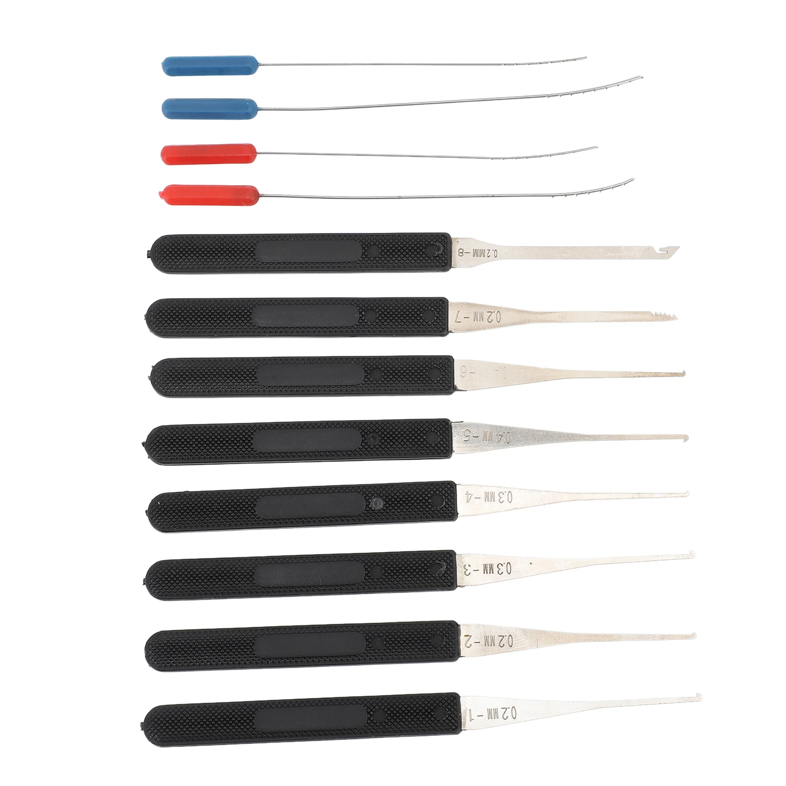 12PCS Lock Pick Set Locksmith Supplies Broken Key Auto Extractor Remove Hooks Stainless Steel DIY Hand Tools Hardware thumbnail 2