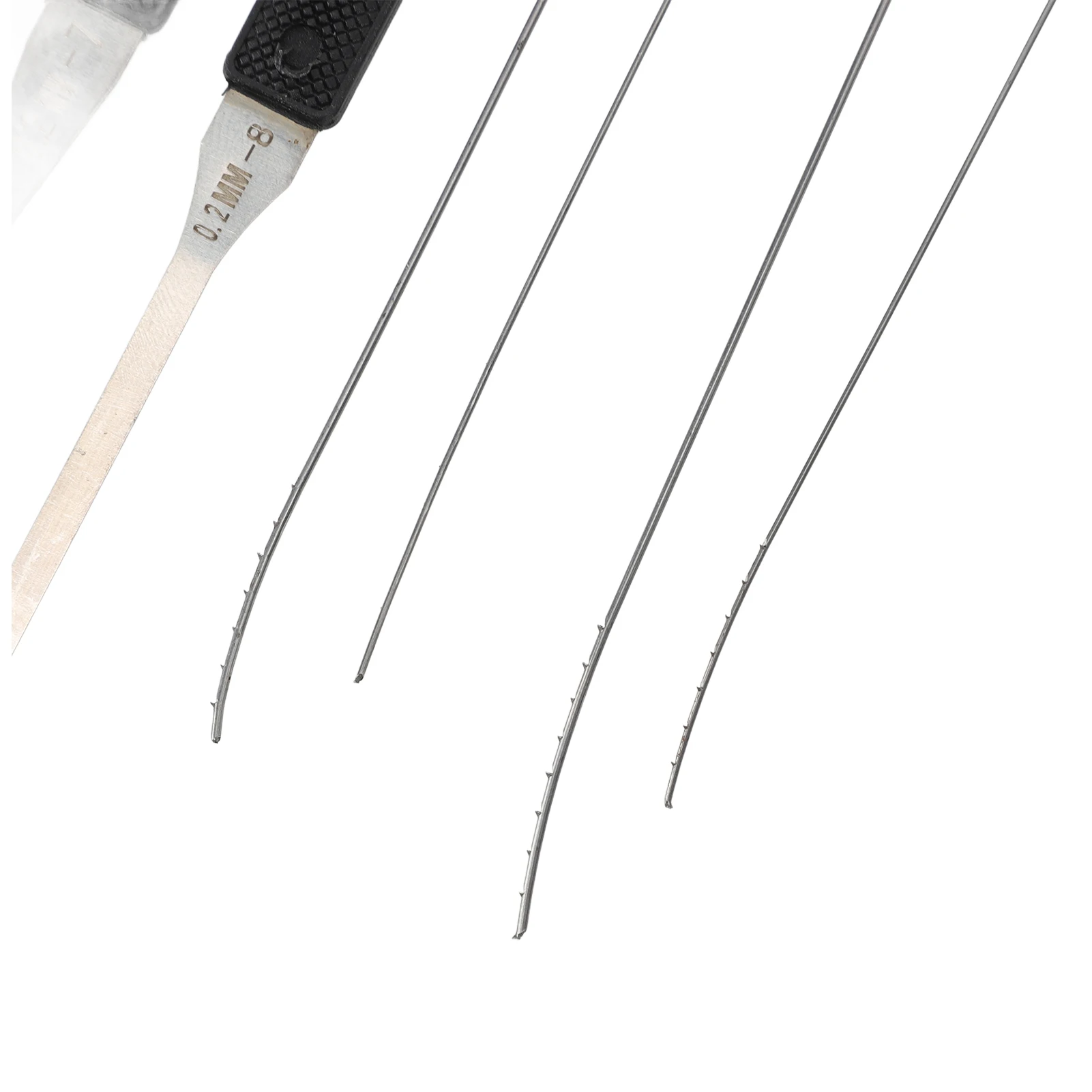 12PCS Lock Pick Set Locksmith Supplies Broken Key Auto Extractor Remove Hooks Stainless Steel DIY Hand Tools Hardware thumbnail 4