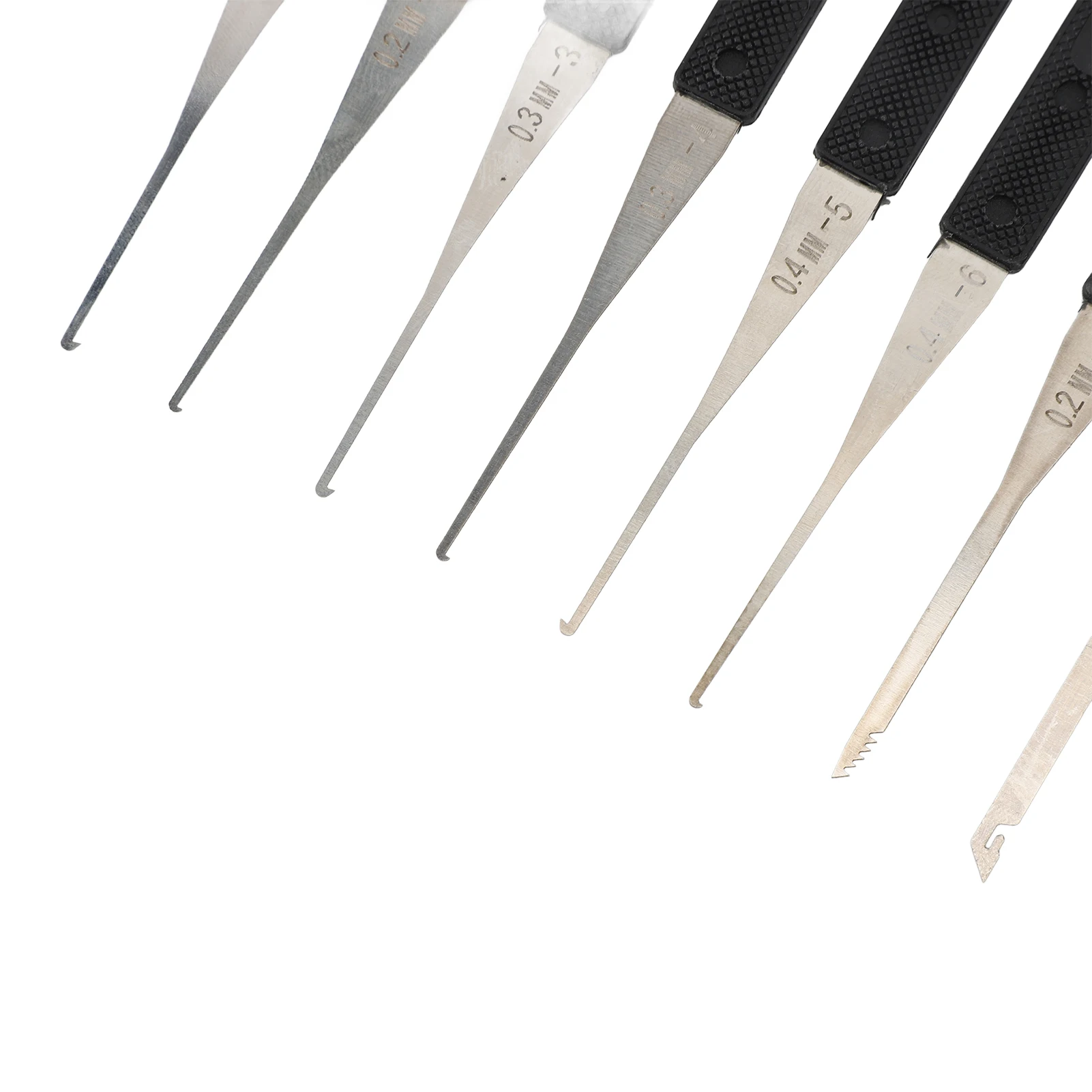 12PCS Lock Pick Set Locksmith Supplies Broken Key Auto Extractor Remove Hooks Stainless Steel DIY Hand Tools Hardware thumbnail 5