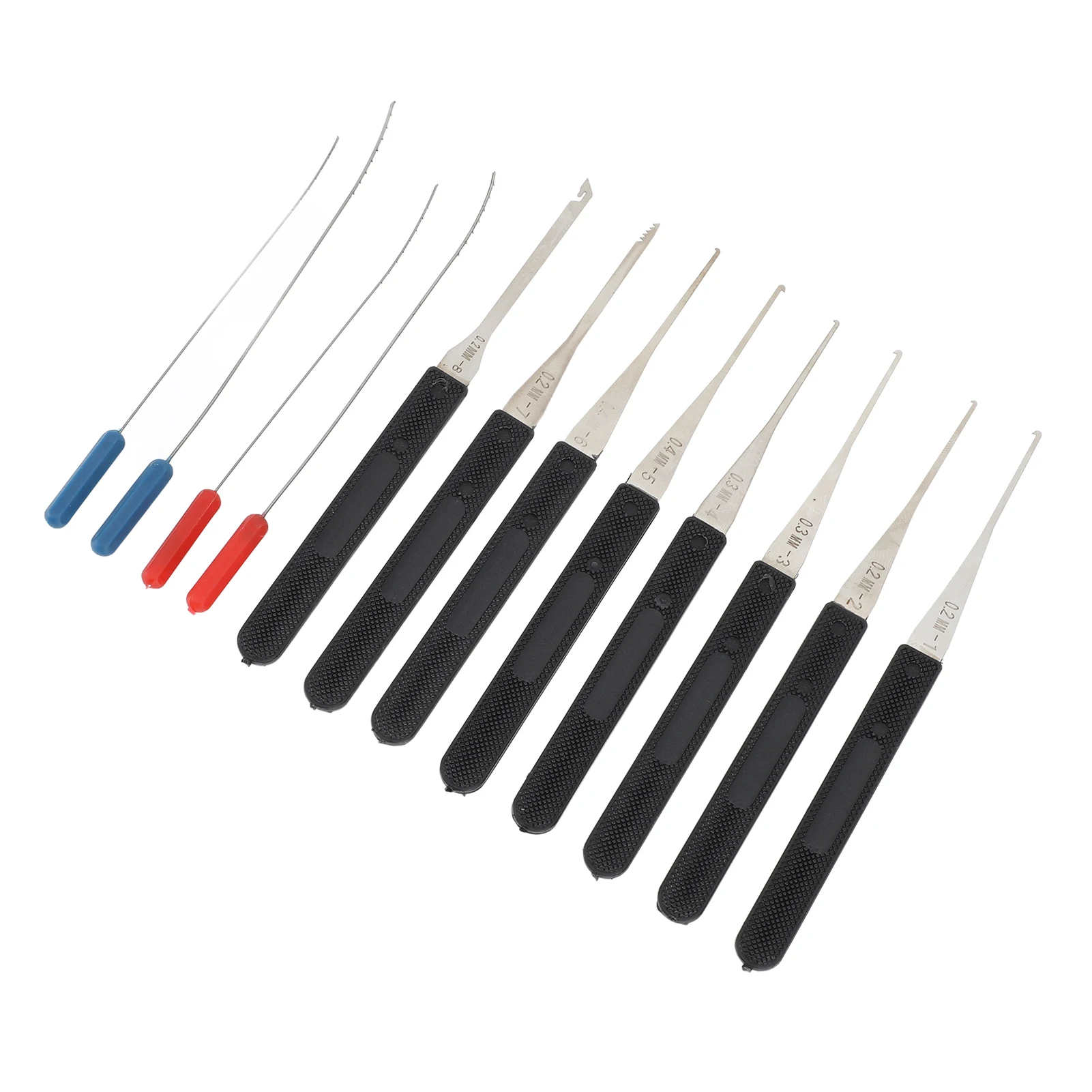 12PCS Lock Pick Set Locksmith Supplies Broken Key Auto Extractor Remove Hooks Stainless Steel DIY Hand Tools Hardware thumbnail 3