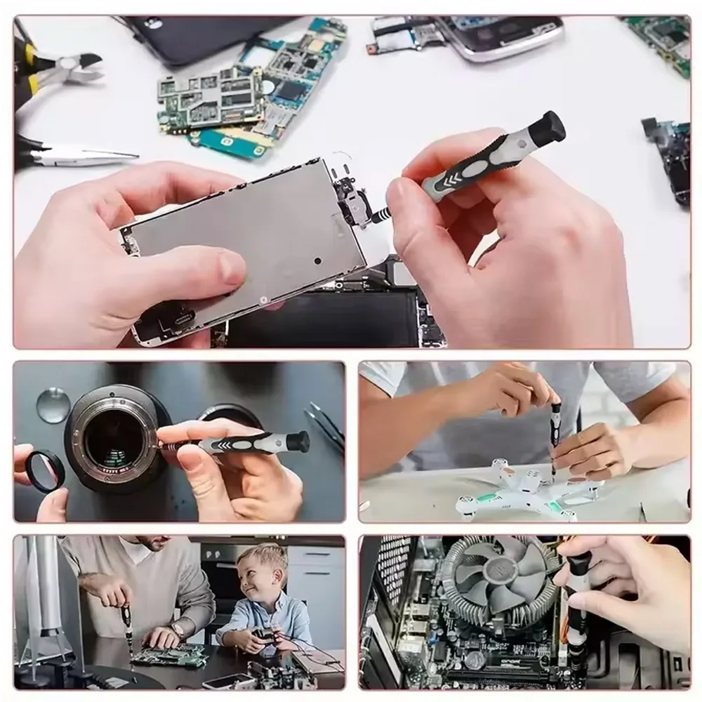 115 in1 Precision Screwdriver Kit, Includes Magnetic Tips, Ideal for Electronics and Laptop Repairs, Professional Nut Driver New thumbnail 4