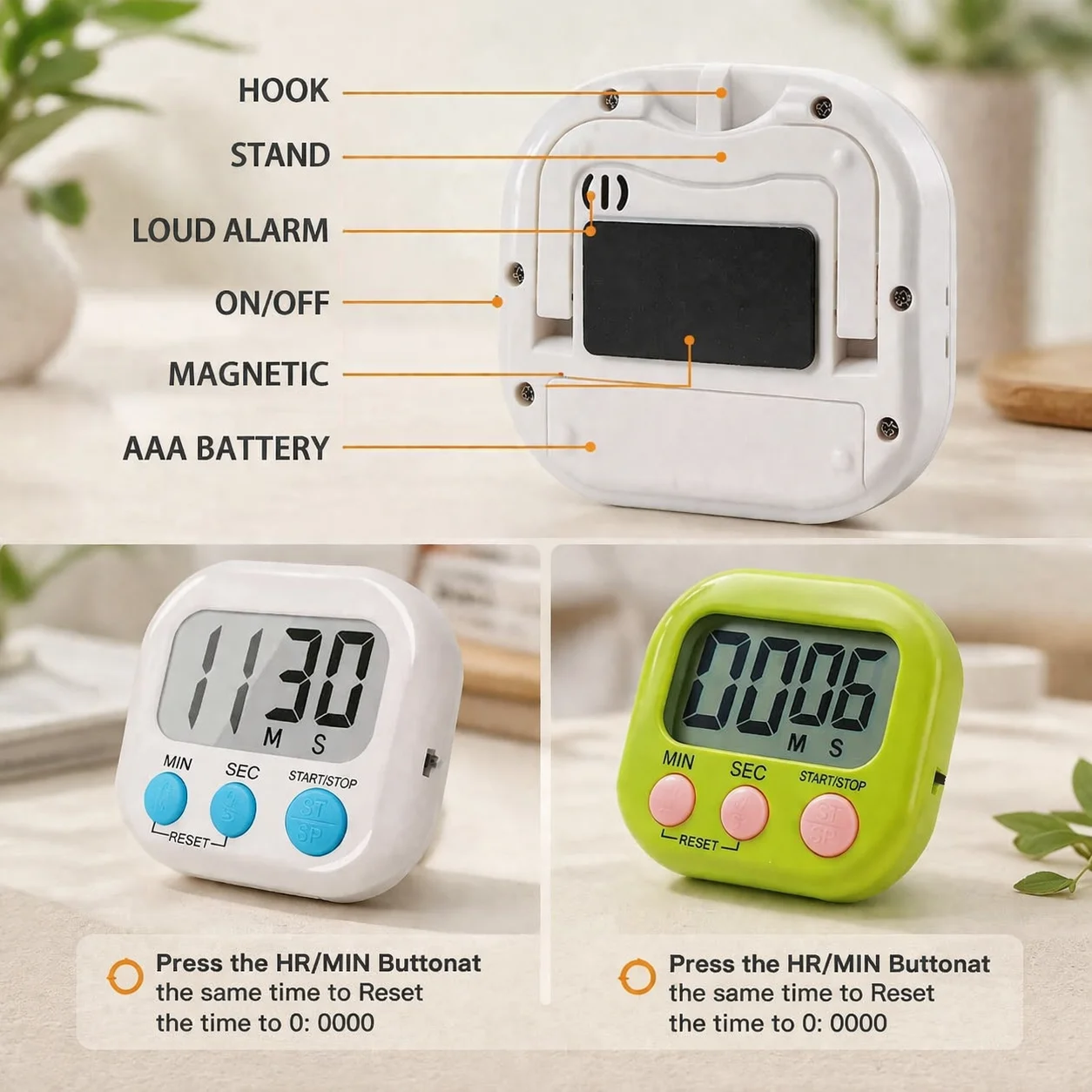 Egg Timer Children Alarm Clock Pomodoro Timer for Studying Gadgets Digital Kitchen Visual Tools Dining Bar Home Garden thumbnail 4