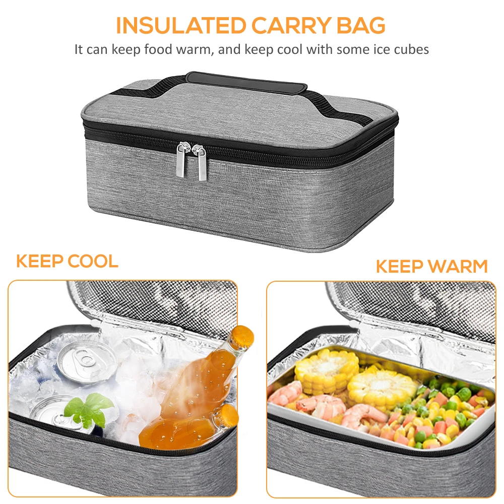 Portable Thermal Insulated Cooler Bag Mini Lunch Bag for Camping Hiking BBQ Picnics Insulated Cooler Bag thumbnail 3