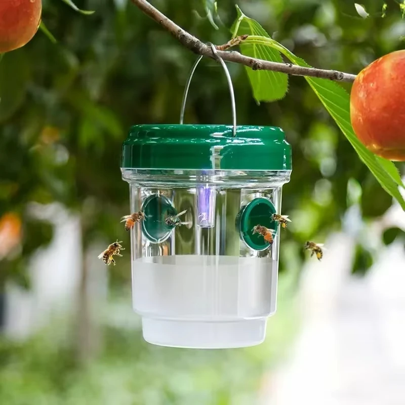 3/1PCS Large Wasp Traps Waterproof Hanging Hornets Trap for Indoor Outdoor Reusable Garden Fruit Fly Catcher Pest Control Tools thumbnail 2