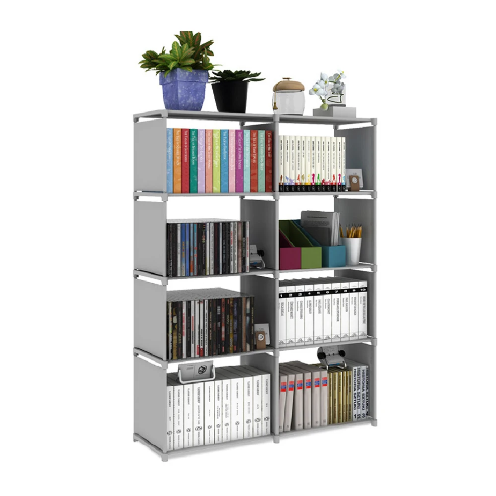 Open simple bookshelf shelf multi-layer bookshelf storage cabinet living room bedroom bookcase thumbnail 6