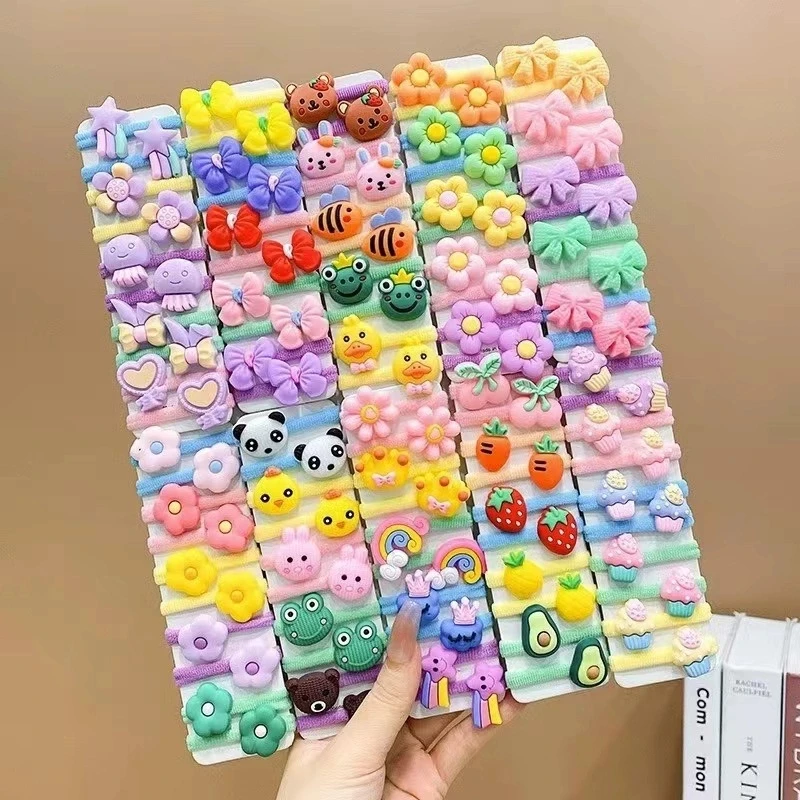 Hair band rubber band children tie hair rope baby girl does not hurt hair rope little girl rubber band thumbnail 2
