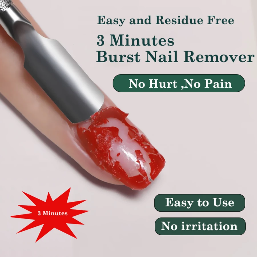 Magic Remover Nail Gel Polish Burst Remover UV Gel Fast Peel Off Remove Semi Permanent Varnish Polish Cancel Gel High-capacity thumbnail 2
