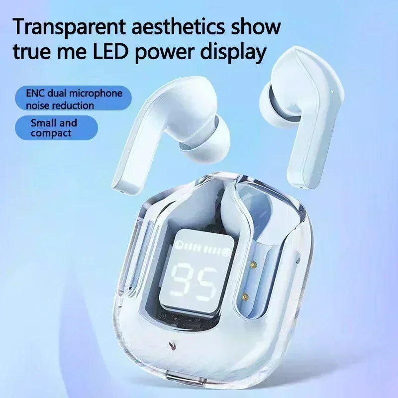Original T2 Bluetooth Headphones TWS Transparent Wireless Bluetooth Headset HIFI Sound Quality Bluetooth 5.3 For Earbuds thumbnail 6