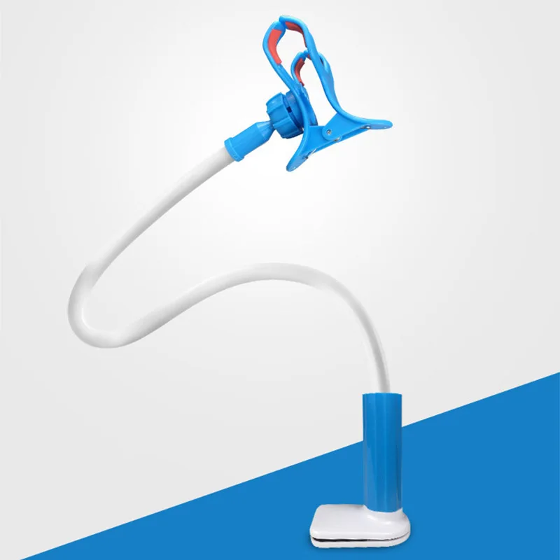 Universal Mobile Phone Holder Bracket For Smartphone Flexible Lazy Bracket Bed Snap-On Mobile Phone Holder Clip Bedside Watch TV thumbnail 5