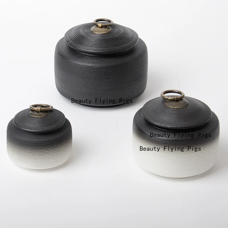 Ceramics Ash Urn Sealed Cremation Funeral Ashes Keepsake Small Animals Pet Dog Cat Memorial Suitable Home Fireplaces Burial thumbnail 6