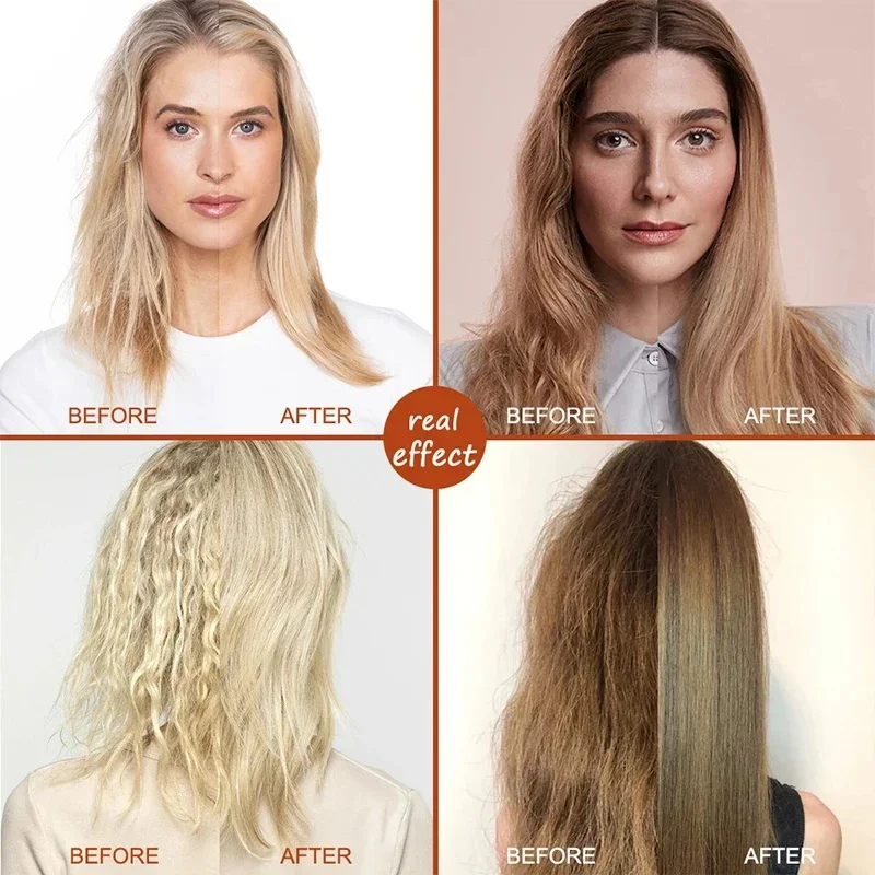 Keratin Hair Mask Magical 5 Second Repair Damage Frizzy Soft Smooth Shiny Hair Deep Moisturize Hair Treat Repair Hair Care Mask thumbnail 5