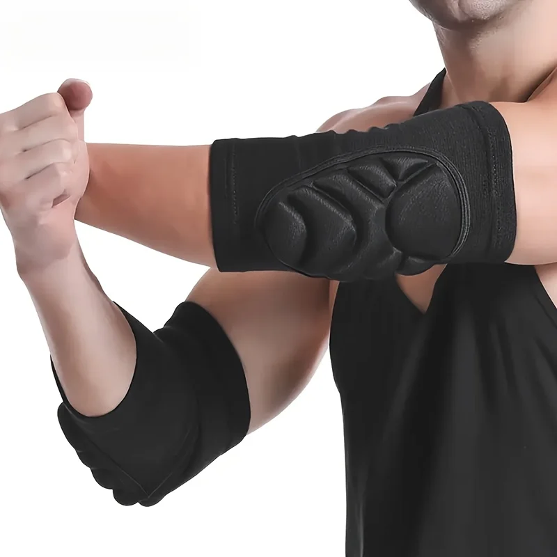 2PCS Anti-Collision Elbow Pads for Sports - EVA Foam Protection, Non-Slip Design for Dance, Cycling & Outdoor (Black) thumbnail 2