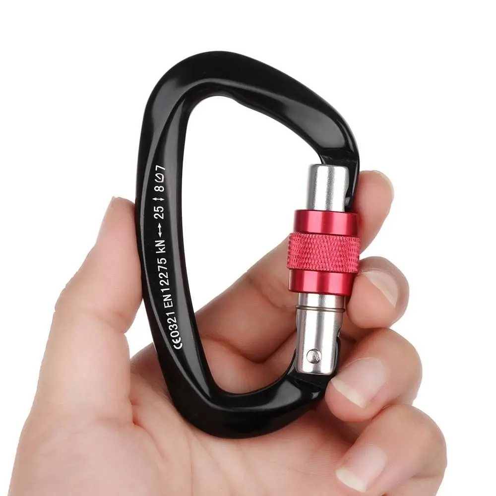 Quality Aluminum Security Master Lock Accessories Mountaineering Protective Equipment Professional Carabiner Climbing Key Hooks thumbnail 3