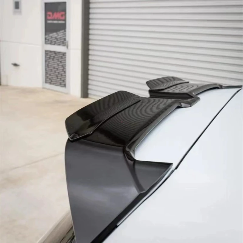 For Oettinger Car Roof Spoiler Extentions Flaps Rear Wing Fit VW Polo Golf 6 7 MK6 MK7 7.5 R GTI GTD R-LINE Glossy Black thumbnail 3