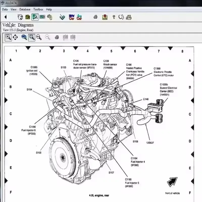 2025 Hot selling ALLDATA 10.53 Automotive Repair Software Car accessories Diagnostic Tool with Wiring Diagrams for Auto Repair thumbnail 3