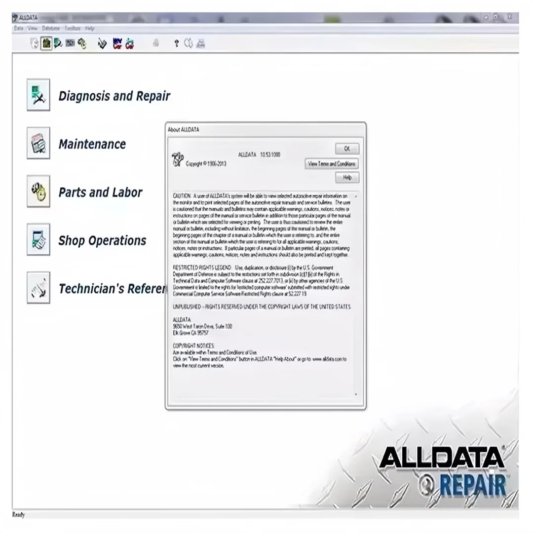 2025 Hot selling ALLDATA 10.53 Automotive Repair Software Car accessories Diagnostic Tool with Wiring Diagrams for Auto Repair thumbnail 5
