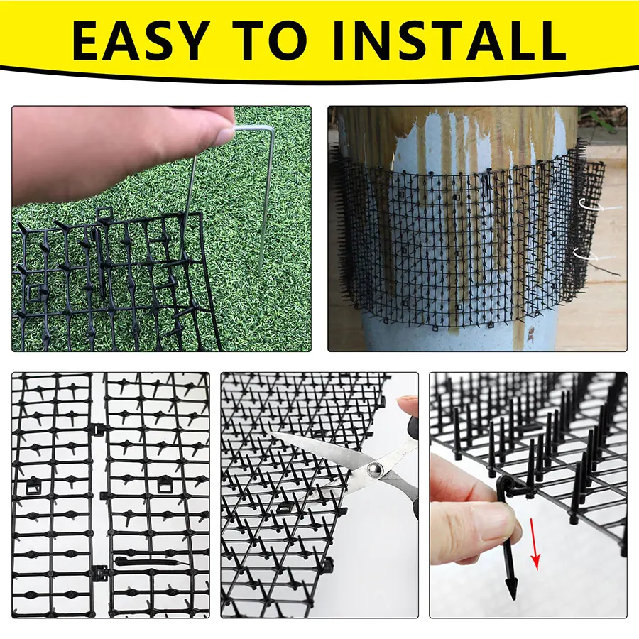 Scat Mat for Cats with Spikes Cat Repellent Dog Digging Deterrent Pad for Indoor Outdoor Sofa Garden Flowerbeds Garden Supplies thumbnail 2
