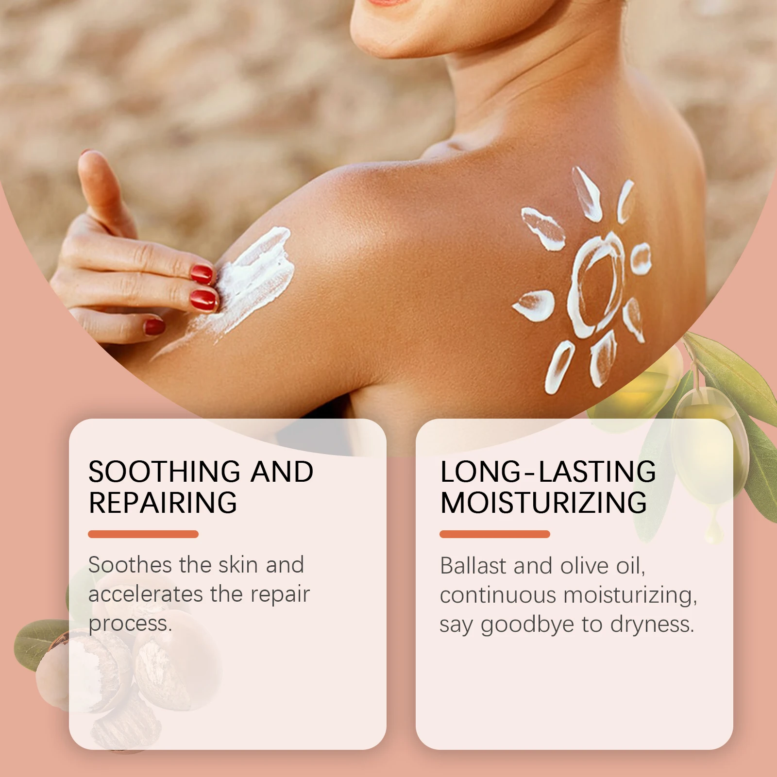 Facial Body Sunscreen UV Protection Waterproof Oil Control Sunblock Moisturizing Brightening Refresh Summer Anti Sunburn Spf30+ thumbnail 3