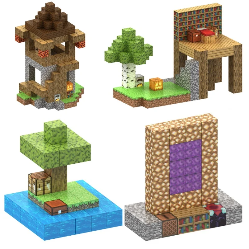Magnet Construction Set Magnetic Building Blocks Toys Fun and Educational Play Set for Children's Creative Construction Game thumbnail 2