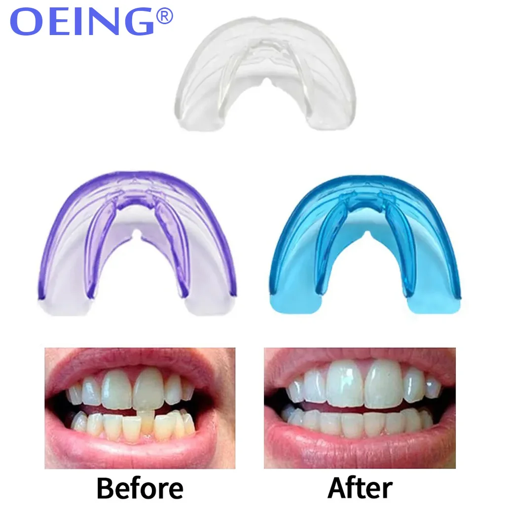 Orthodontic Braces Dental Braces Smile Teeth Alignment Trainer Instanted Silicone Teeth Retainer Mouth Guard Braces Tooth Tray thumbnail 4