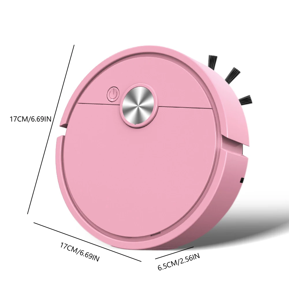 3 in 1 Sweeping Robot Vacuum Cleaner Mopping Smart Home USB Rechargeable Vacuum Mop Robot Sweep Floor Robot for Home Office thumbnail 6