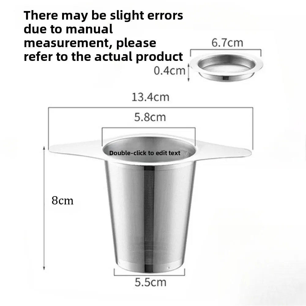 1PCS Reusable Tea Leak Stainless Steel Filter Coffees Infuser Basket Tea Strainer Teapot Cup Filter Multi- Teapot Infuser Leak thumbnail 5