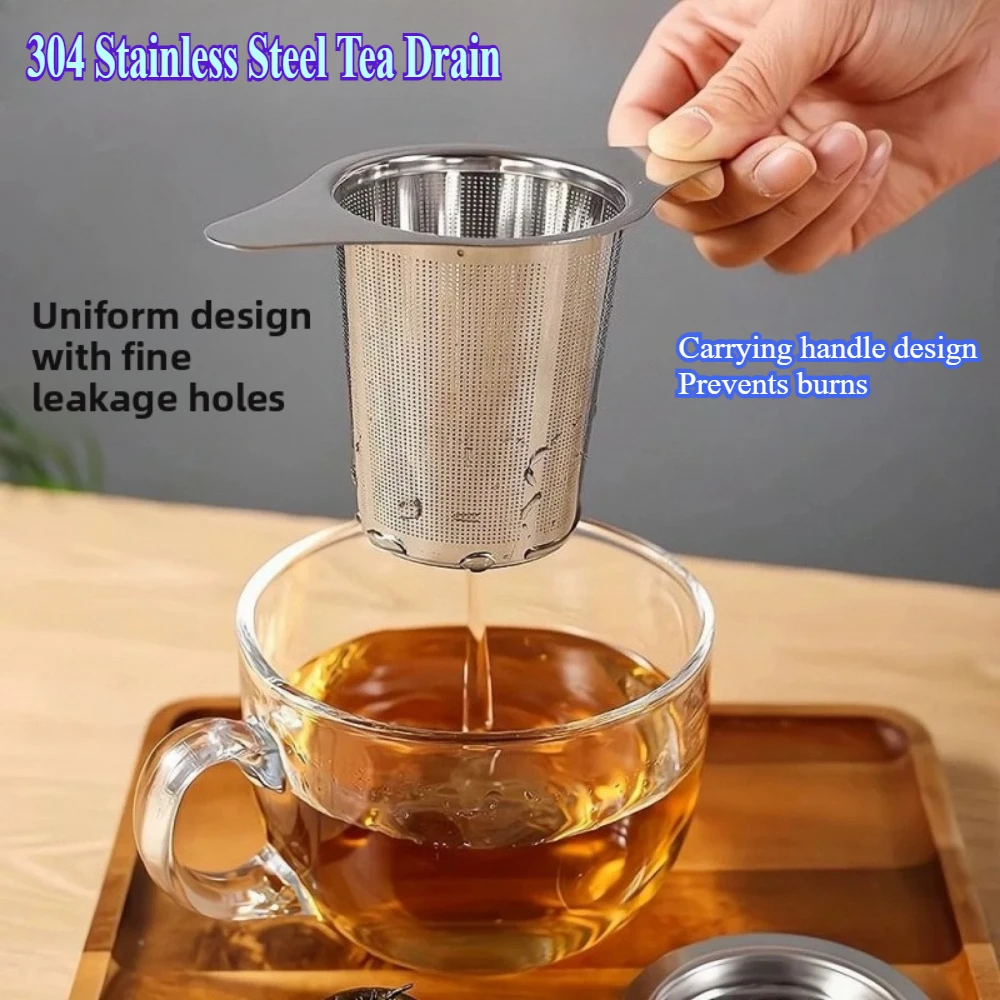 1PCS Reusable Tea Leak Stainless Steel Filter Coffees Infuser Basket Tea Strainer Teapot Cup Filter Multi- Teapot Infuser Leak thumbnail 3