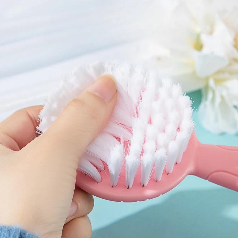 Baby Comb Hair Removal Brush Newborn Boys and Girls Baby Shampoo Soft Brush Comfortable and Suitable for Infants Aged 0-3 Years thumbnail 5