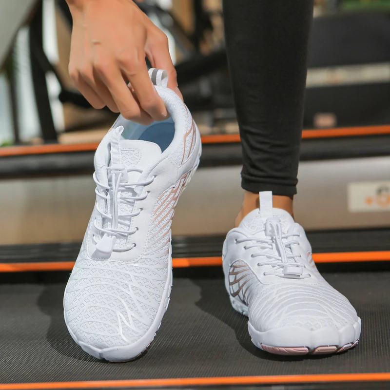 New Wide Toe Barefoot Walking Shoes Comfort Non-slip Hiking Camping Terkking Sneakers Unisex Outdoor Cycling Gym Fitnees Sport thumbnail 4