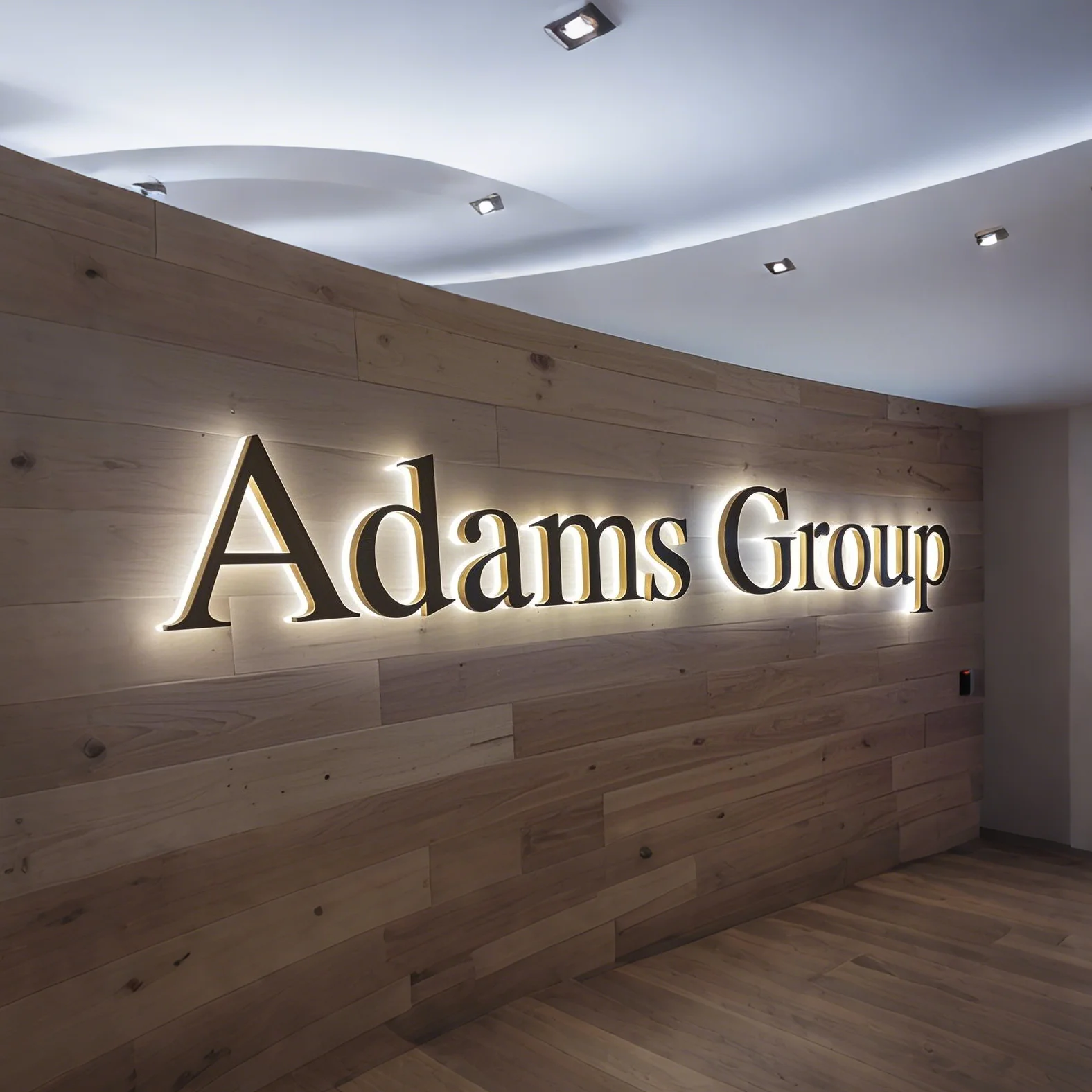 Custom Backlit Logo Led Sign for Business Shops Restaurants Outside Custom 3D Logo Sign Led Light Sign for Outdoors Design thumbnail 2