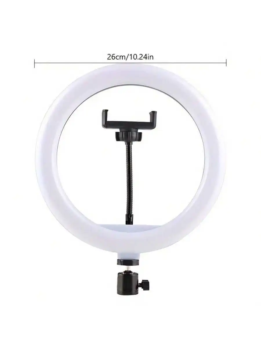 10-inch ring fill light + overhead rack mount, dimmable LED ring light thumbnail 2