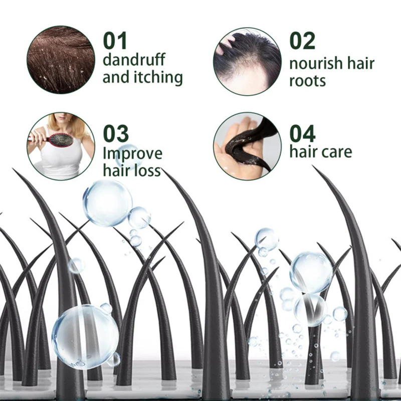 98% of buyers buy again, have more and more hair, say goodbye to baldness, thick hair,Hot selling product thumbnail 6
