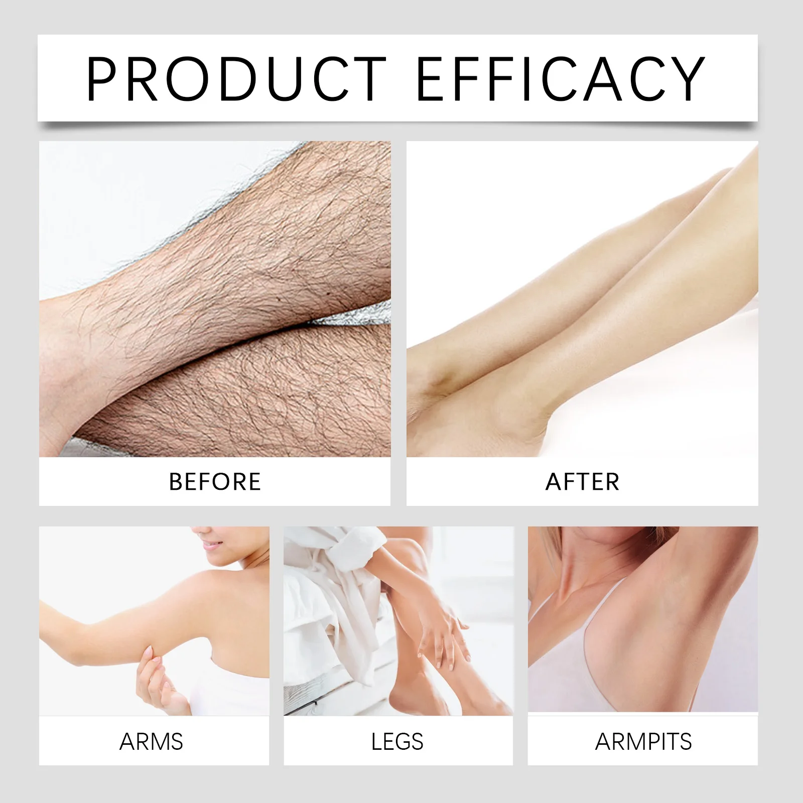 Body Hair Removal Powder 100g Gentle Depilatory Cream Activator for Smooth Legs Bikini Line Rose Formula Quick Rinse No Residue thumbnail 4