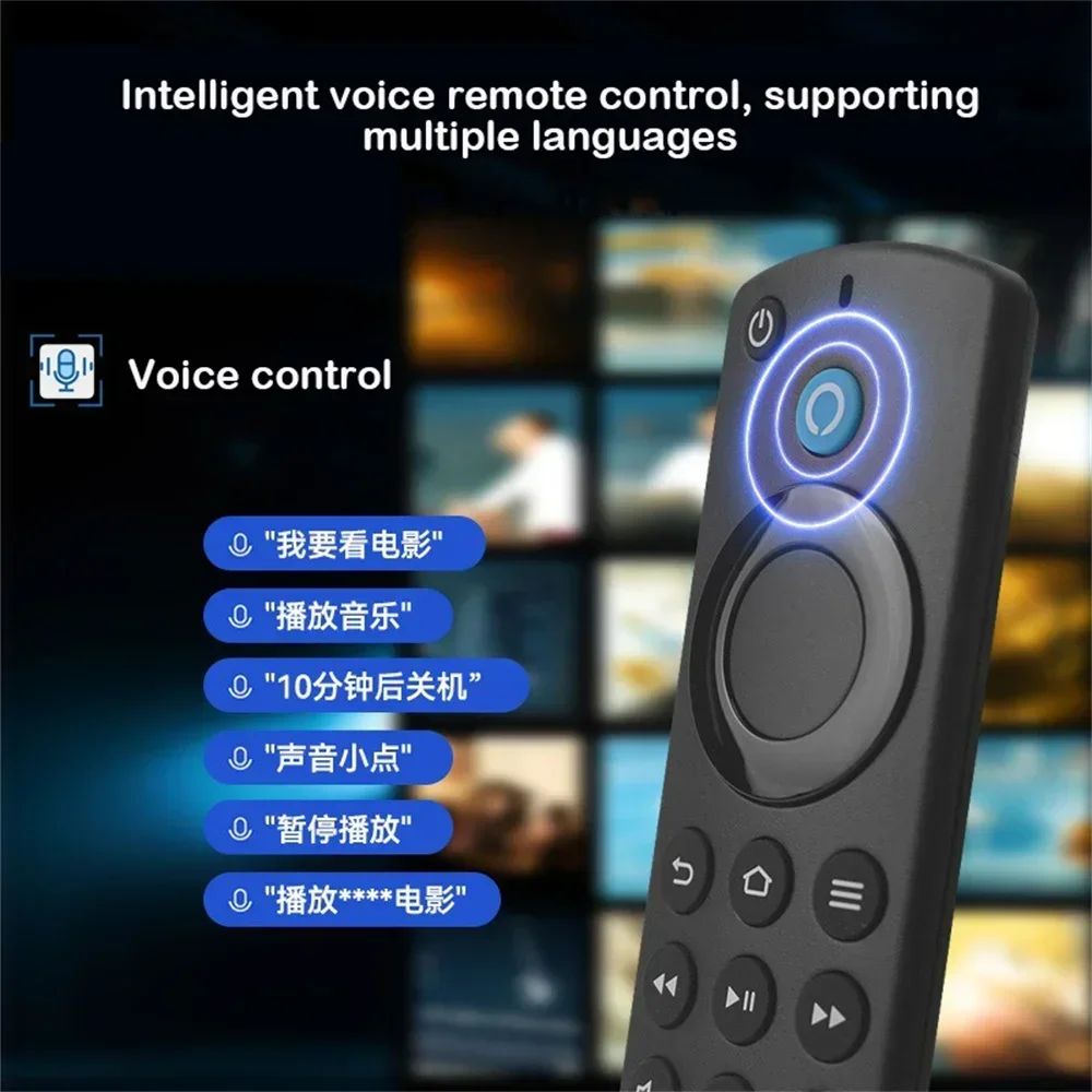 L5B83G Voice Replacement Remote Control Compatible with Fire TV Stick 2nd/3rd /4k Fire TV 3rd Generation for Amazon Fire TV thumbnail 3
