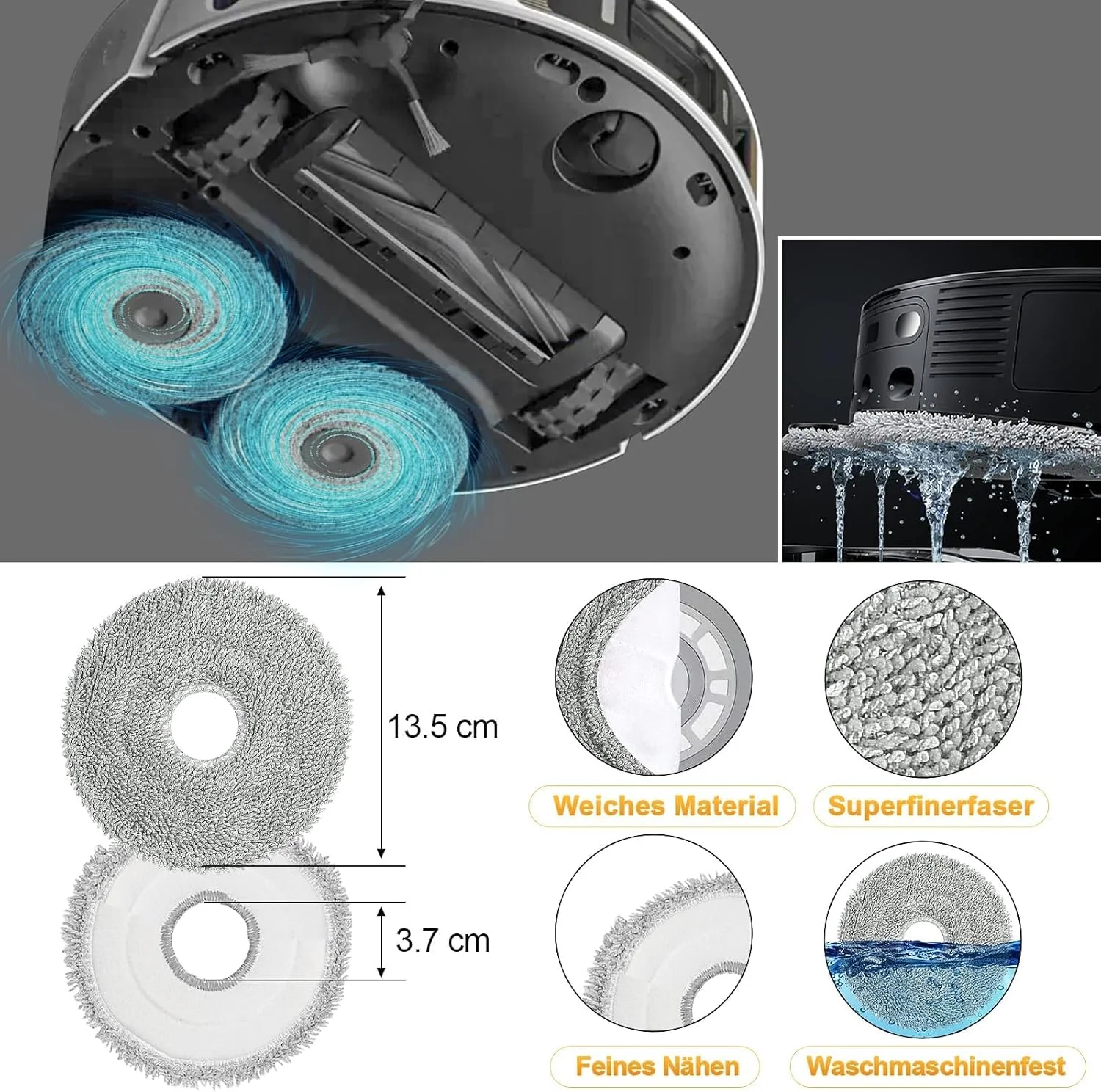 Dreame Bot L30 Ultra L20 Ultra vacuum cleaner, consumables, main side brush, Hepa filter, vacuum cleaner  accessories thumbnail 6