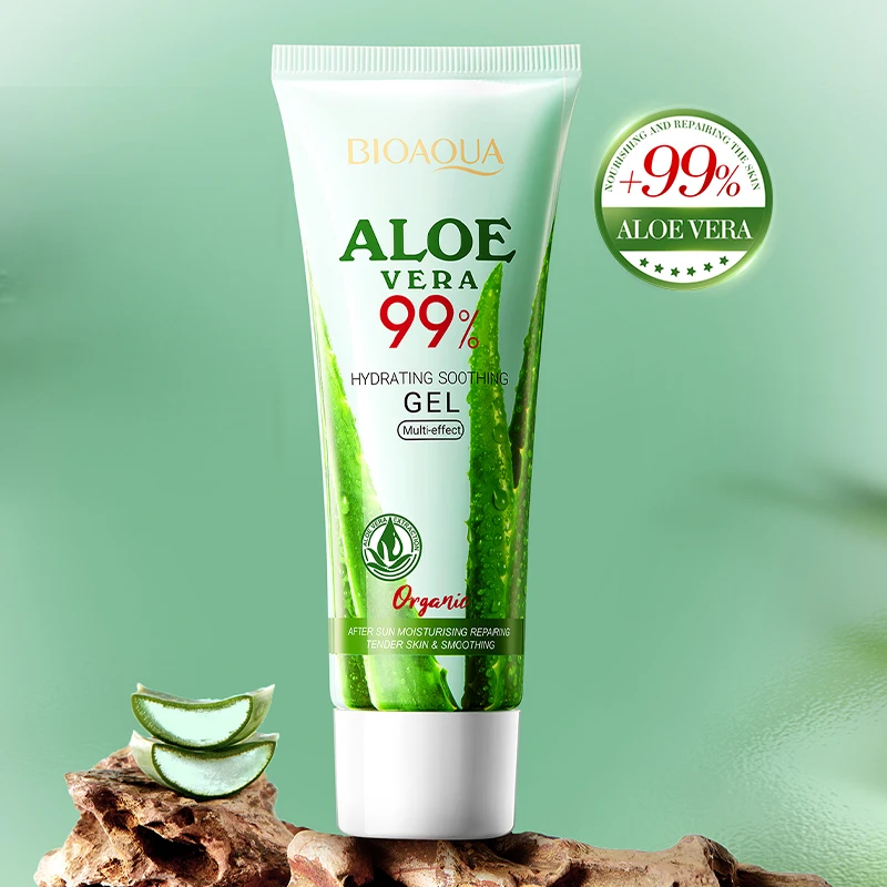 BIOAOUA Soothing Aloe Vera Gel For Face & Body Hydrating Moisturizing Repairing Sunburn Relief Acne Care For Sensitive Skin thumbnail 5